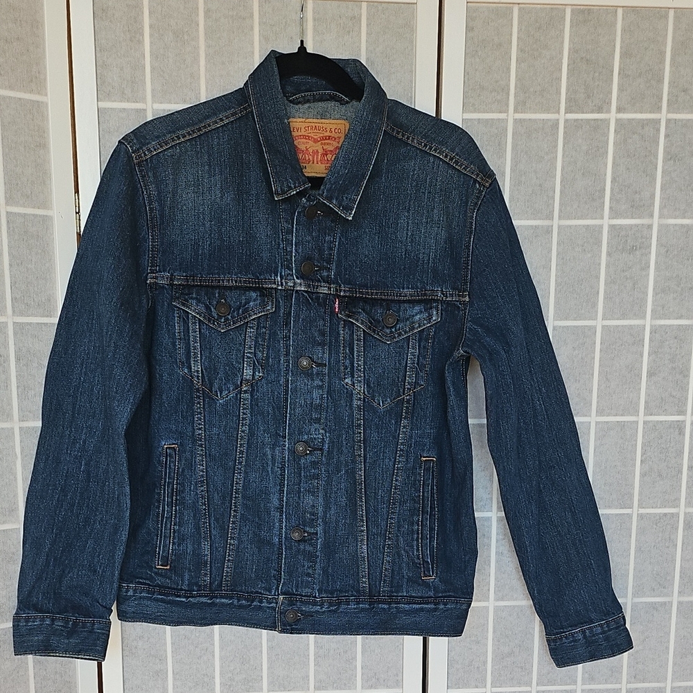 Levi's Men's Dark Blue Denim Jacket